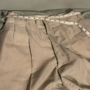 Vintage khaki dress pants 32x32 hemmed at bottom